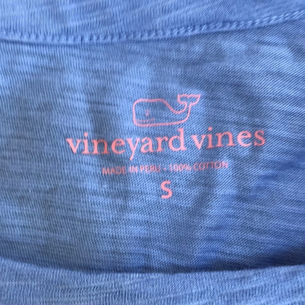 NWT! VINEYARD VINES Size S cornflower blue top - Picture 5 of 6